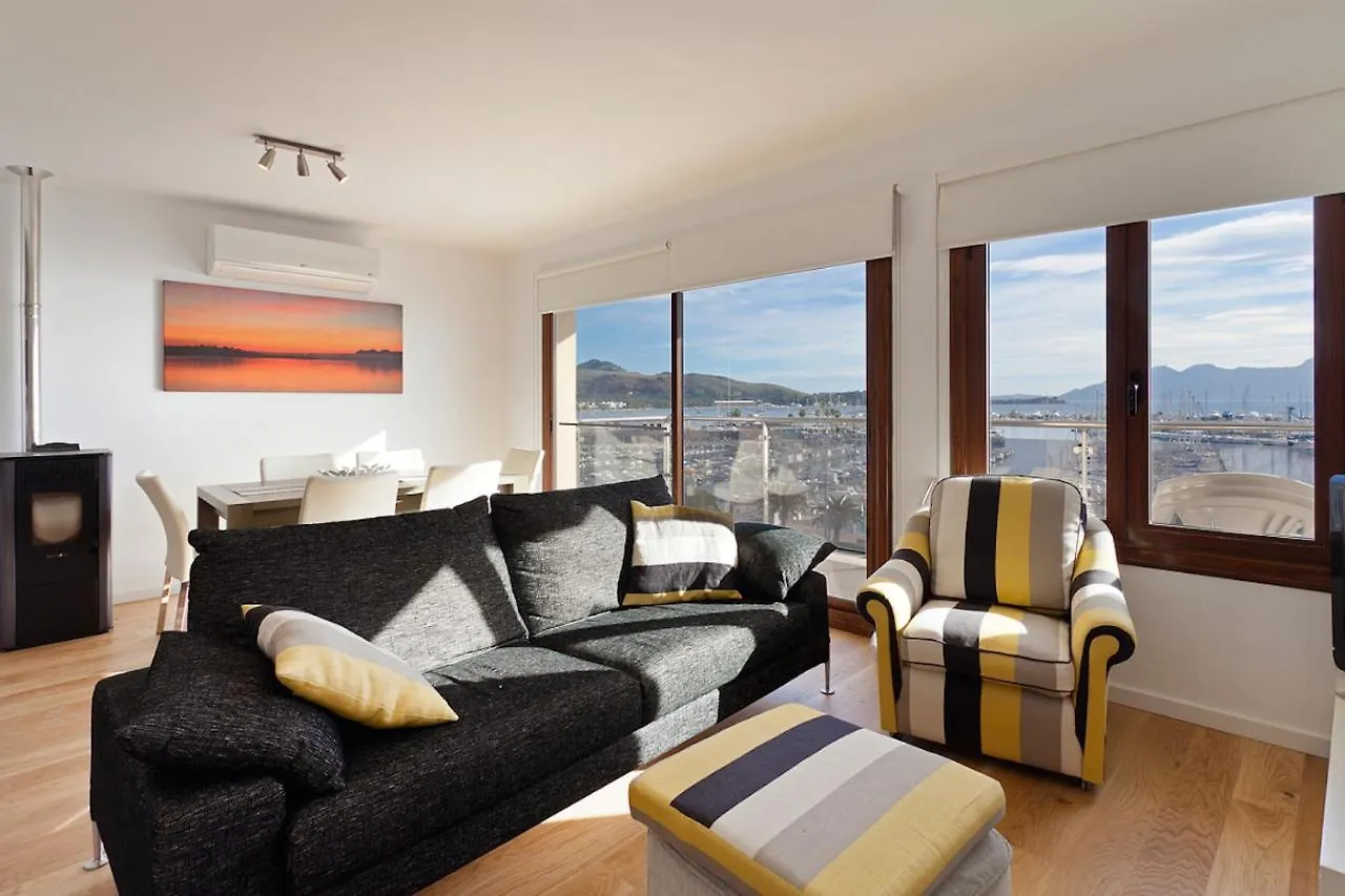 Penthouse Frontline Apartment Next To Beach Pollenca 0*,  Spain